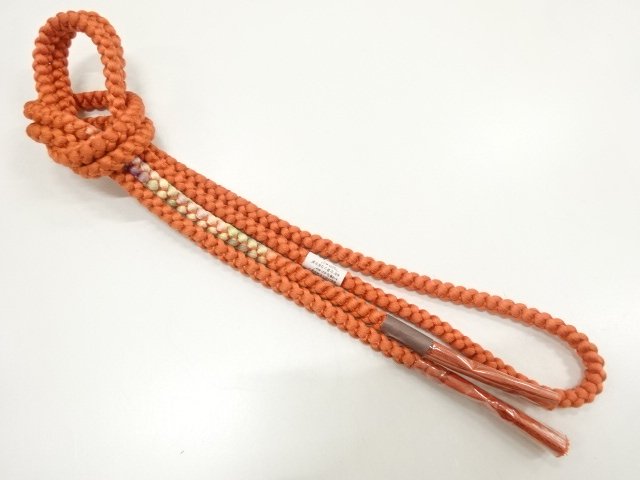 未使用品　正絹　手組帯締め